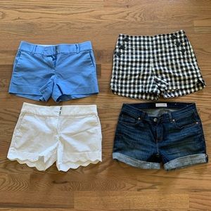 Bundle of EUC Loft shorts, sz 0